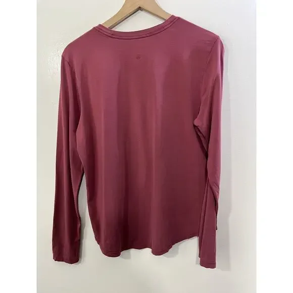 Lululemon Love Long Sleeve Top XL Ballet Workout Active Athleisure Minimalist - Picture 10 of 15